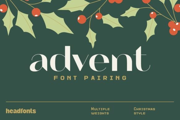 Advent Font Pairing: A Web Designer's Review