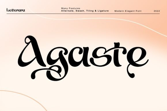 Agaste Font Review: Elevating Small Business Branding