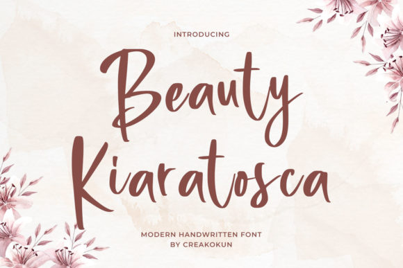 Beauty Kiaratosca: A Fluid Script Font for Web Design