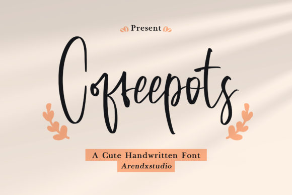 Coffeepots: A Handwritten Font for Modern Web Design