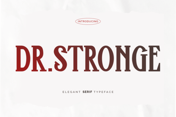Dr.stronge: A Premium Serif Font for Modern Web Design