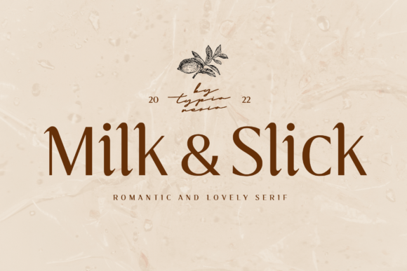 Elevate Editorial Design with the Milk and Slick Typeface