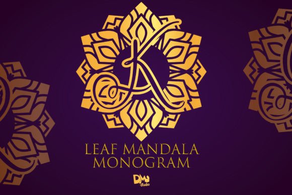 Elevate Your Brand with the Leaf Mandala Monogram Font
