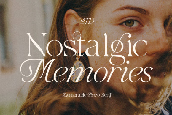 Elevate Your Web Design with the Nostalgic Memories Typeface