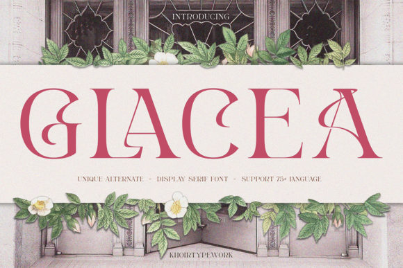 Glacea: The Serif Font That Sharpens Campaign Visuals