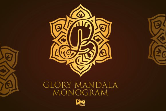 Glory Mandala Monogram Font Review for Branding