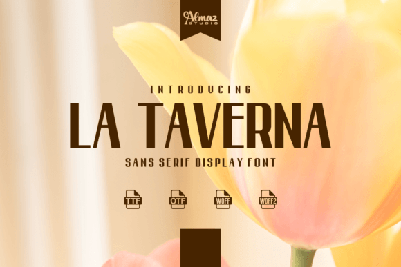 La Taverna: A Stylish Sans Serif Font for Bold Campaigns