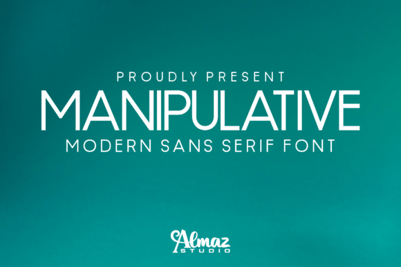 Manipulative Font: A Bold Sans Serif for Makers