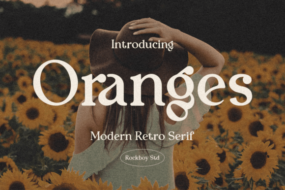 Oranges Font: A Distinct Serif Typeface for Makers
