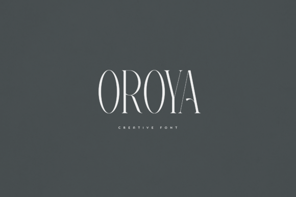 Oroya Serif Font: Elevate Your Brand Identity