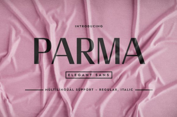 Parma Typeface: A Minimalist Sans Serif for Editorial Design