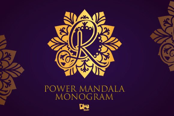 Power Mandala Monogram: A Distinctive Typeface for Editorial Design