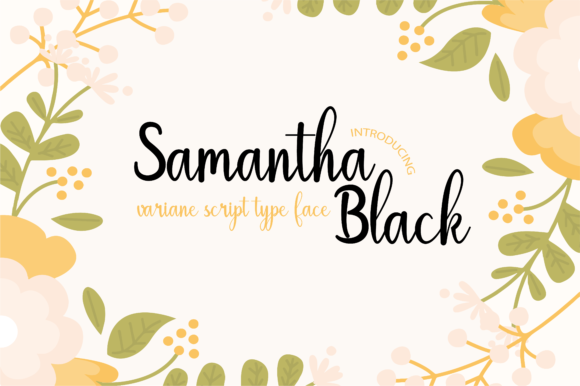Samantha Black: The Perfect Handwritten Font for Crafters