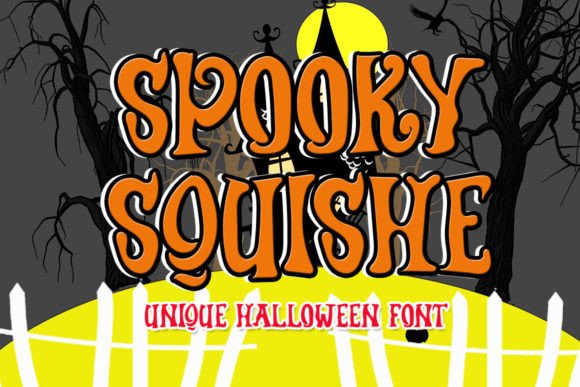 Spooky Squishe: A Playful Serif Font for Your Brand