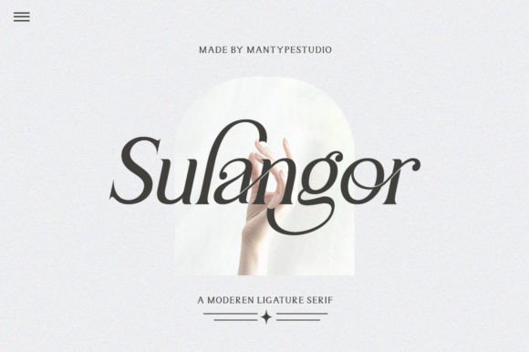 Sulangor: A Rich Serif Typeface for Editorial Elegance