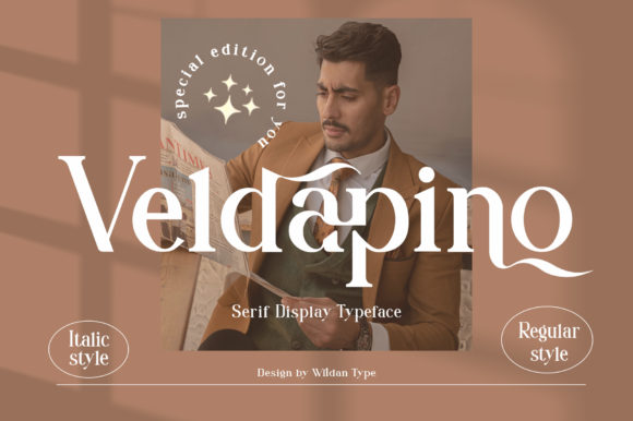 Veldapino: A Distinct Serif Font for Elegant Branding